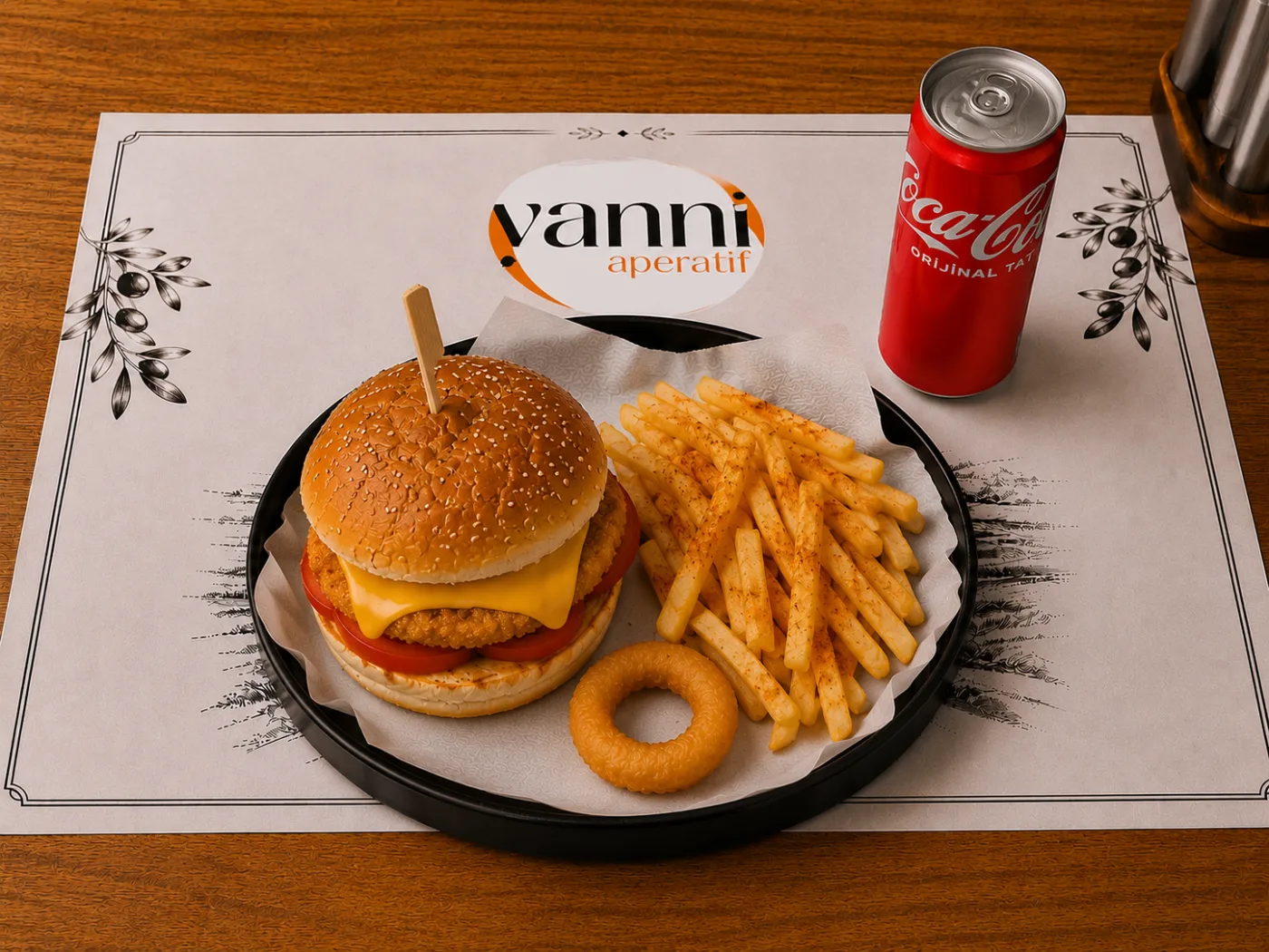 Chicken Cheeseburger Menü