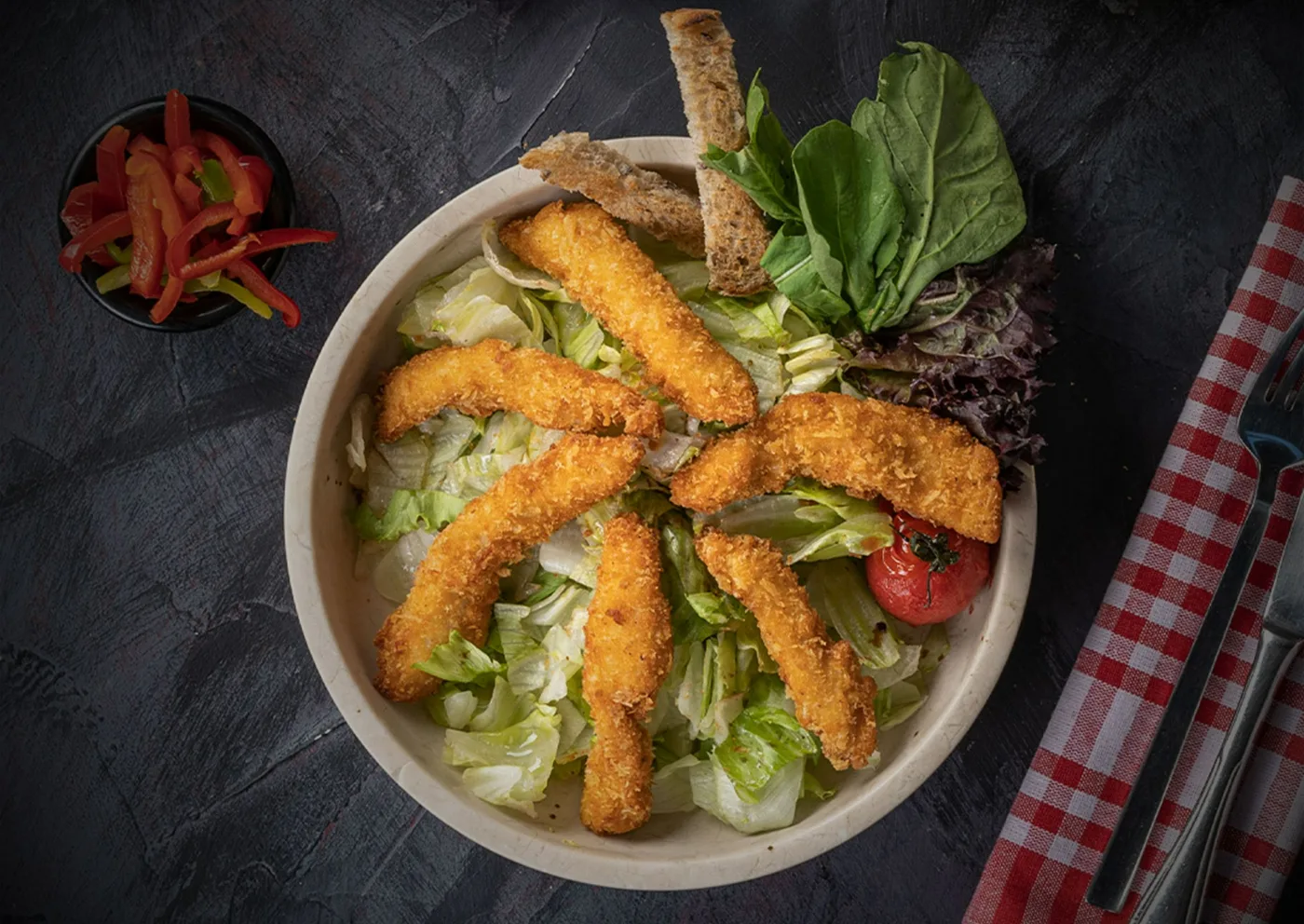 Çıtır Tavuk Salata
