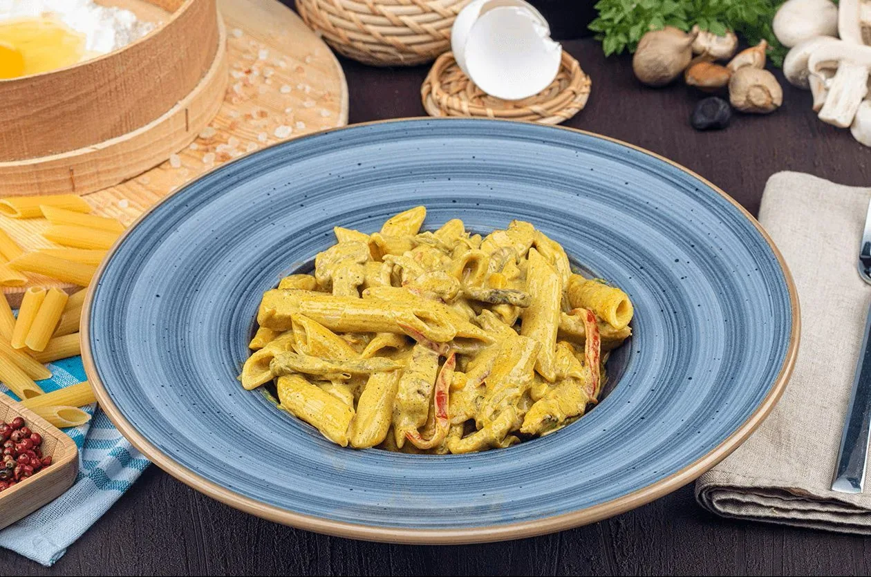 Köri Soslu Penne
