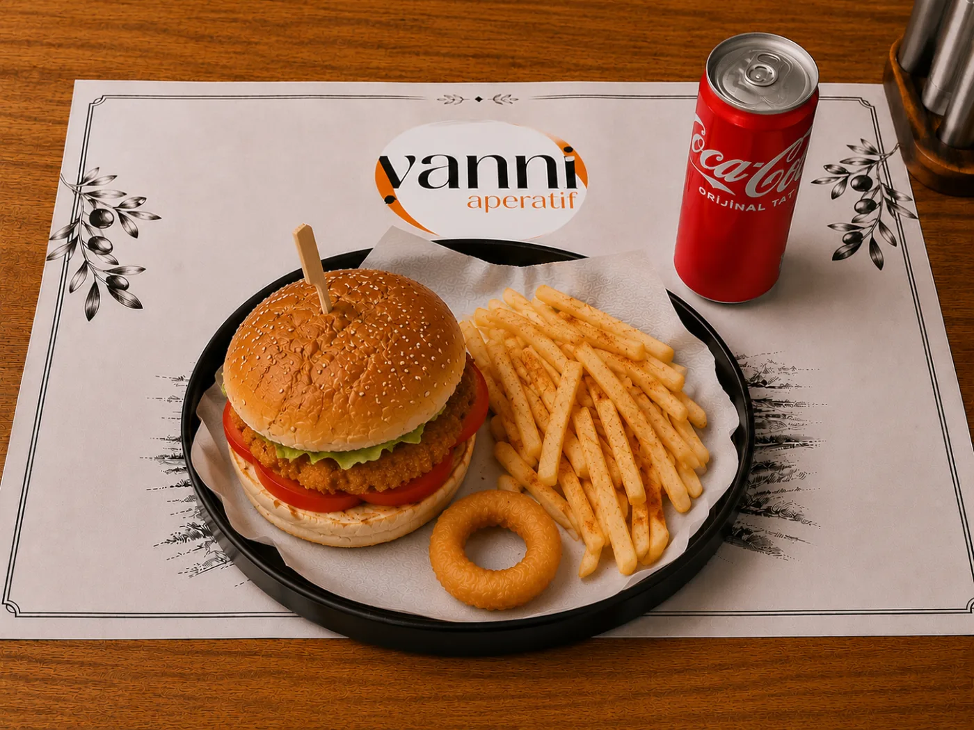 Chicken Burger Menü